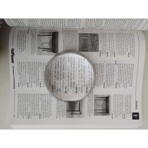 Half-Sphere magnifying glass large